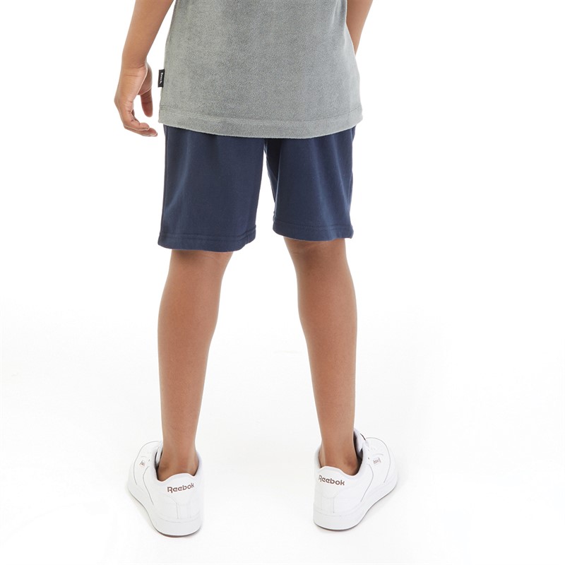 Bench Jongens Rolando Fleece Shorts Marineblauw