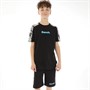 Bench T-Shirt und Shorts Set Junge Kamo Schwarz