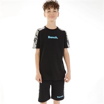 Bench Ensemble T-shirt et short camouflage Garçon Noir