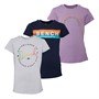 Bench Piger Orkide T-Shirts 3-pak Assorterede