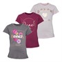 Bench Piger Helia 3-pak T-shirts Assorteret