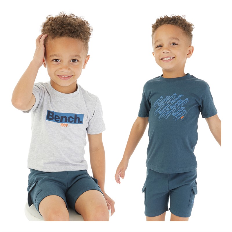 Bench Ensemble Garçon T-shirts et Shorts - Marine - lot de 2