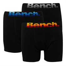 Bench Jongens Clive Zes Pack Boxer Shorts Zwart