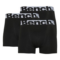 Bench Mens Tarek Three Pack Boxers Black/White