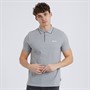 Bench Mens Gruff Polo Circular Grey