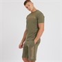 Bench T-Shirt und Shorts Set Herren Gowsen Khaki Grün