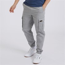 Bench Mens Devvie Cargo Pants Circular Grey