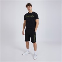 Bench Mens Gowsen T-Shirt And Shorts Co-Ord Black