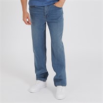 Bench Jeans Heren Jeffers Loose Fit Mid Blue Wash