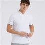 Bench Herren Zanza Kurzarm Polohemden Weiß