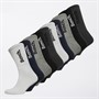 Bench Herren Zehn Paar Socken Crew Schwarz/Schwarz/Weiß/Weiß/Marine/Marine/Hellgrau Melange/Hellgrau Melange/Anthrazit/Anthrazit