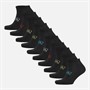 Bench Mens Notel Ten Pack Trainer Socks Black