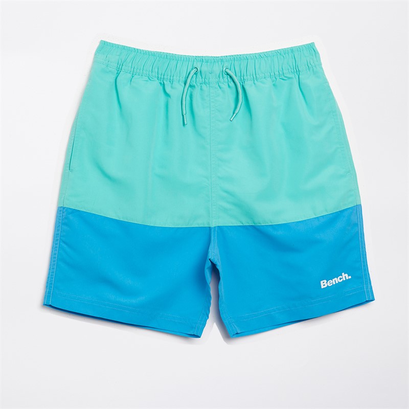 Short De Bain Arena Vibes Garçon - Résistant Chlore, Séchage Rapide, Protection UV 50+, Longueur 22cm