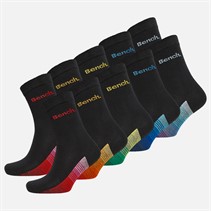 Bench Socken Junge Freshy 10er-Pack Schwarz/Mehrfarbig