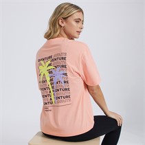 Bench Womens Savita T-Shirt Pink Coral