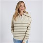 Bench Sweatshirt til kvinder Ecru/Lys khaki