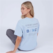 Bench Dames Karaya T-shirts Blauw