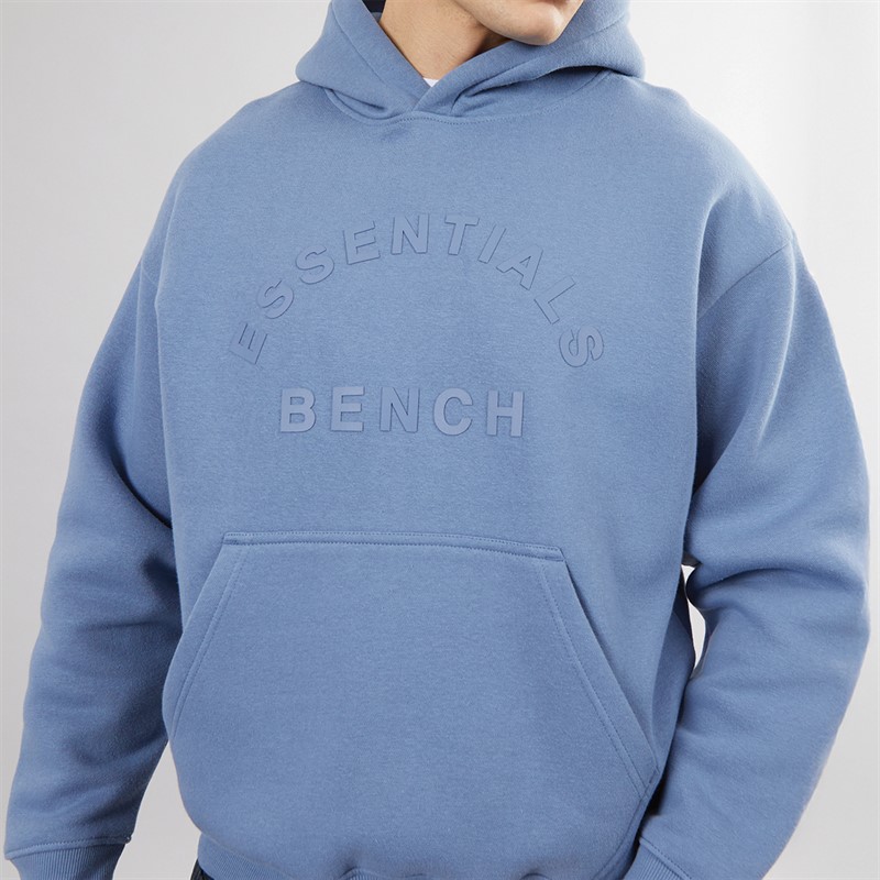 Bench Mens Olato Oversized Hoodie Slate Blue