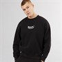 Bench Mens Votilo Oversized Crew Neck Sweatshirt Black