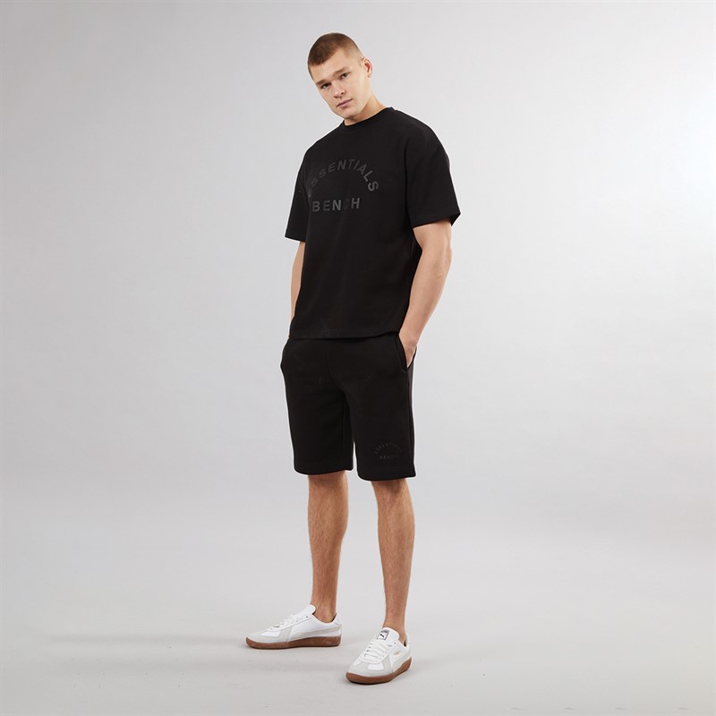 Bench Mens Peroli Fleece Shorts Black