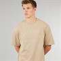 Bench Mens Traxon Oversized T-Shirt Stone