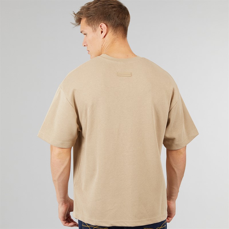 Bench Mens Traxon Oversized T-Shirt Stone