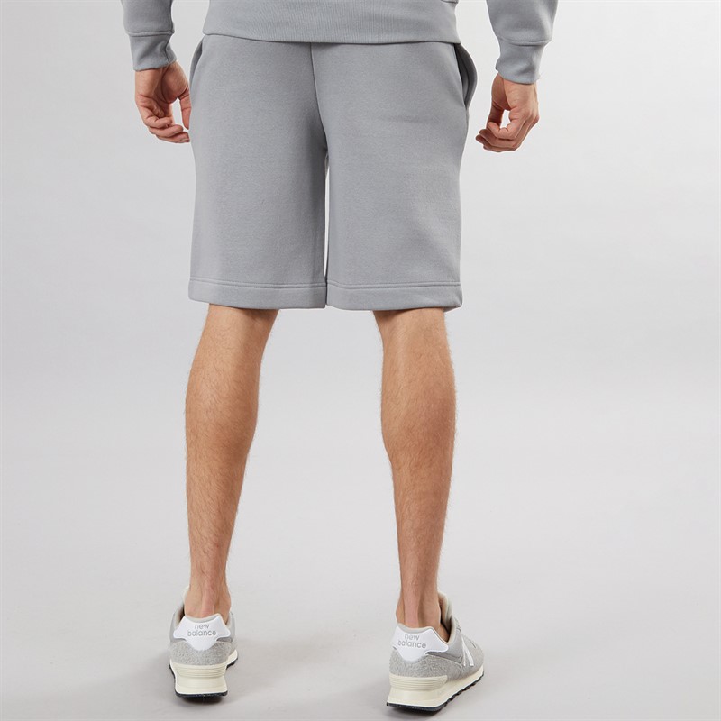 Bench Mens Alenco Fleece Shorts Circular Grey