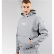 Bench Mens Zedeti Oversized Hoodie Circular Grey