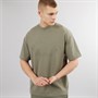 Bench Mens Traxon Oversized T-Shirt Khaki Green