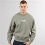 Bench Mens Votilo Oversized Crew Neck Sweatshirt Sage
