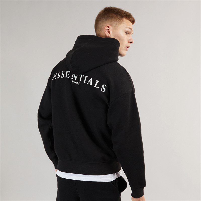Bench Mens Zedeti Oversized Hoodie Black