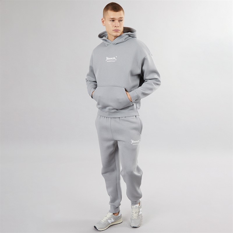 Bench Mens Satello Oversized Joggers Circular Grey