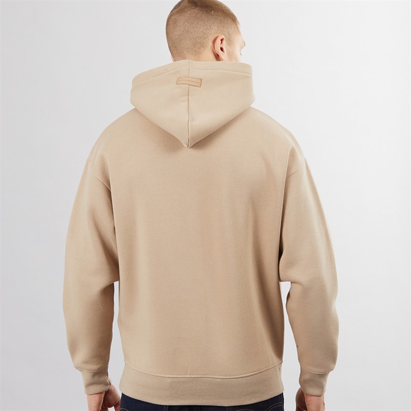 Bench Mens Olato Oversized Hoodie Stone