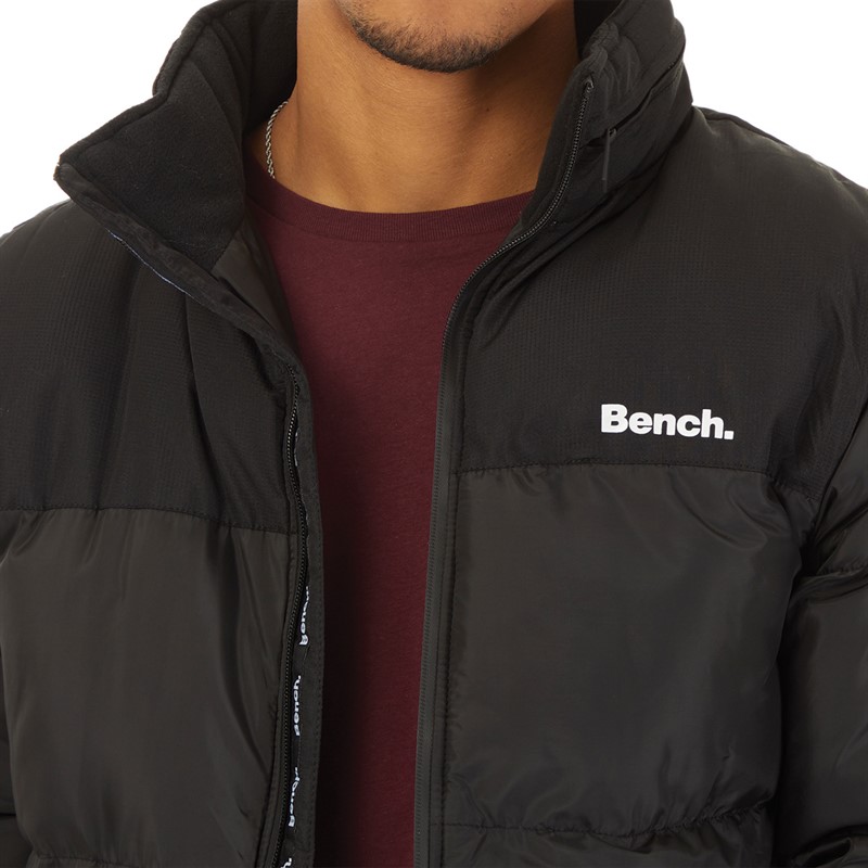 Bench Mens Mallo Quilted Jacket Black