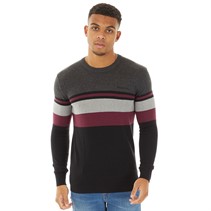 Bench Mens Rubenz Crewneck Jumper A Black