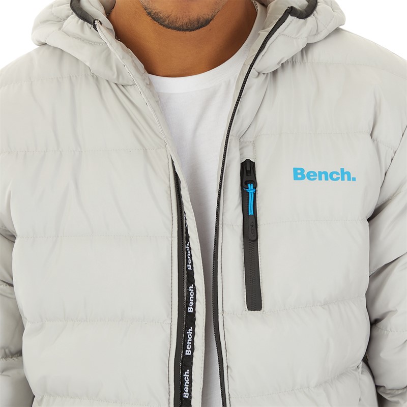 Bench Mens Gaudino Jacket Frost Grey