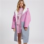 Bench Womens Rira Changing Robe Bright Lavender/Grey Blue