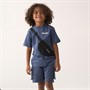 Bench Boys T-Shirt Shorts And Applique Bag Co-Ord Set Blue