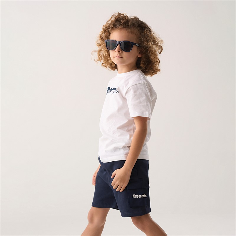 Bench Boys T-Shirt Shorts And Sunglasses Co-Ord Set Navy