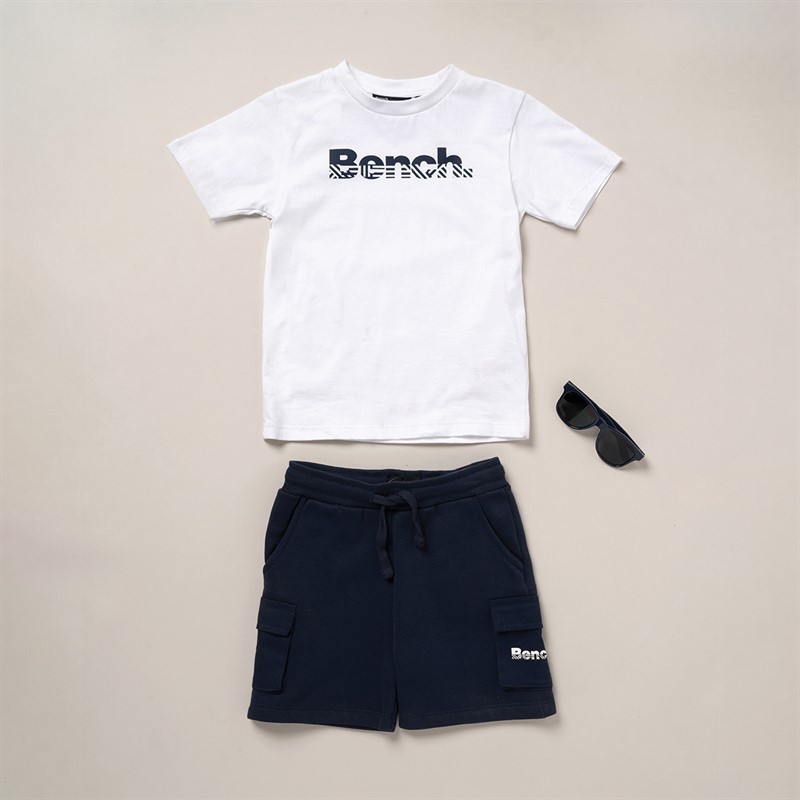 Bench Boys T-Shirt Shorts And Sunglasses Co-Ord Set Navy