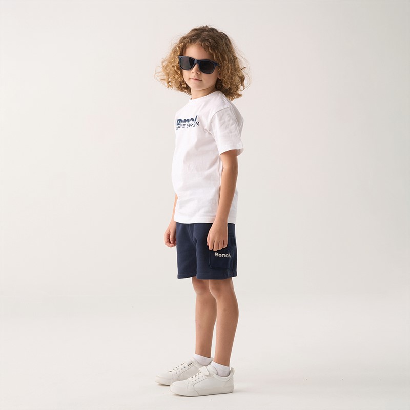 Bench Boys T-Shirt Shorts And Sunglasses Co-Ord Set Navy