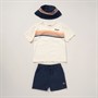 Bench Boys T-Shirt Shorts And Hat Co-Ord Set Navy