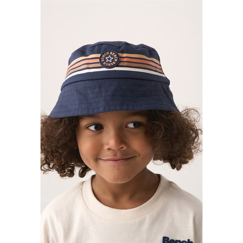 Bench Boys T-Shirt Shorts And Hat Co-Ord Set Navy