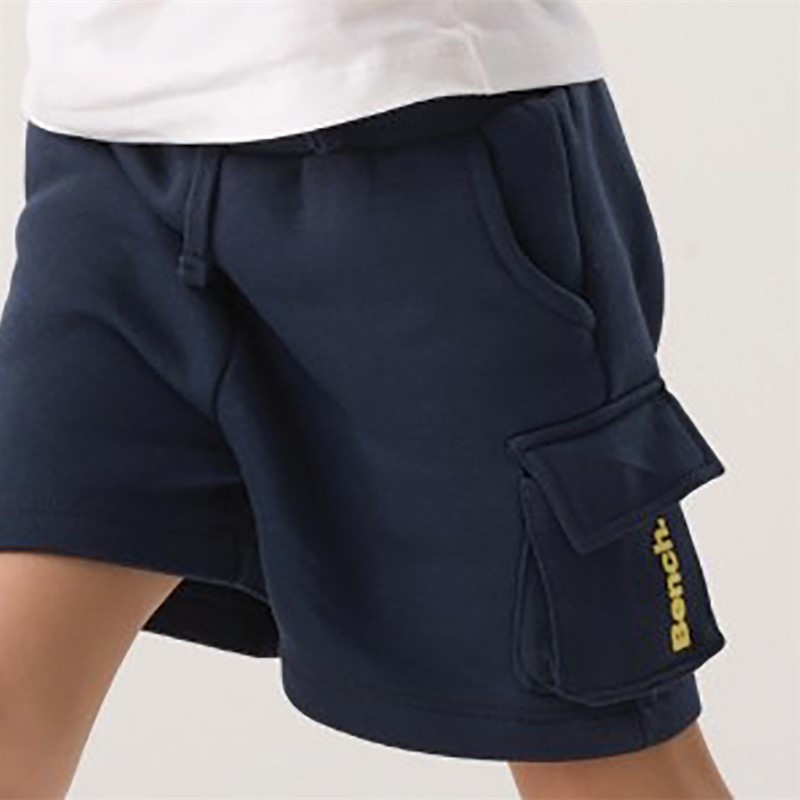 Bench Boys T-Shirt Shorts And Applique Bag Co-Ord Set Navy