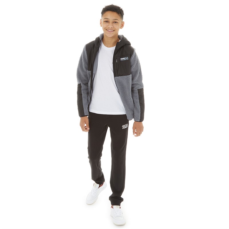 Bench Boys Walken Jacket Steel Grey/Black