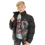 Bench Junge Tidall gesteppte Jacke Khaki Camo/Schwarz