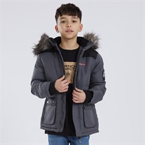 Bench Parka rembourré Axels Garçon Gris Foncé