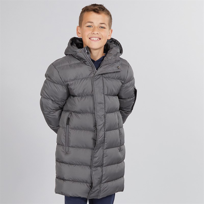Bench Boys Texani Jacket Dark Grey - Size 15/16Y