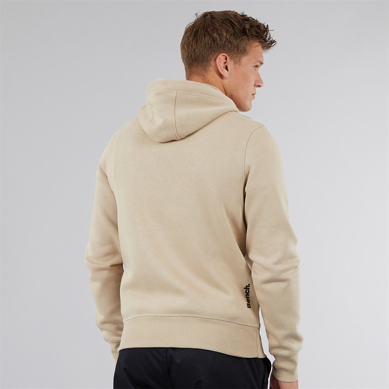 Bench Herren Probert Tonal Logo Kapuzenpullover Stone