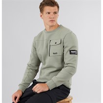 Bench Herre Rissio Utility Sweatshirt Salvie